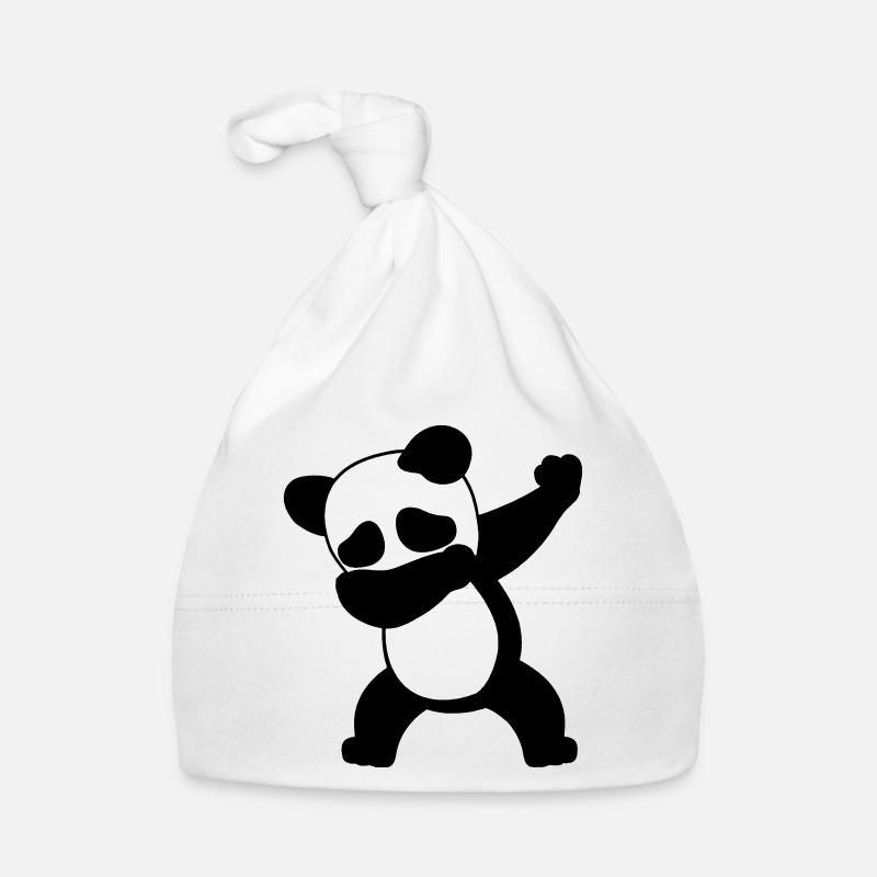 Dabbing Panda Bear Dancing Organic Baby Cap