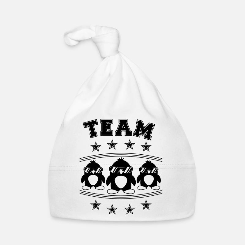 Équipe Pingouins Amis Bonnet bio Bébé
