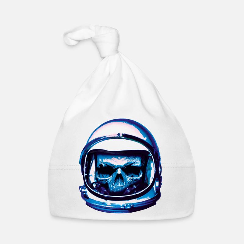 Astronaut Skull Organic Baby Cap