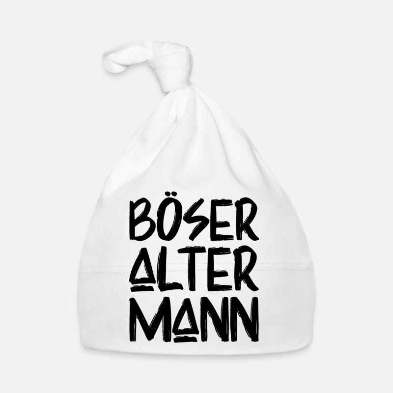 Böser alter Mann Baby Bio-Mütze