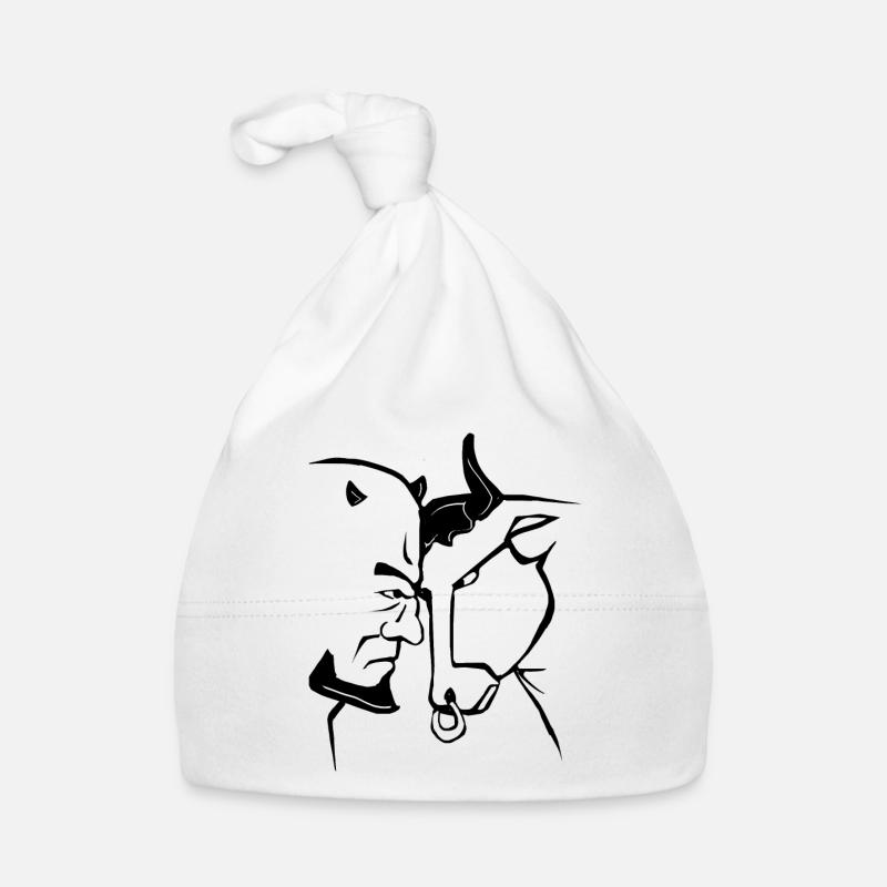 Taureau et diable Bonnet bio Bébé