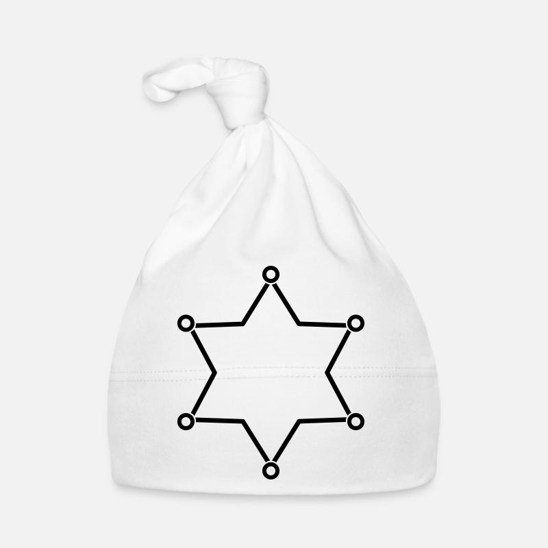 Cadre étoile shérif Bonnet bio Bébé