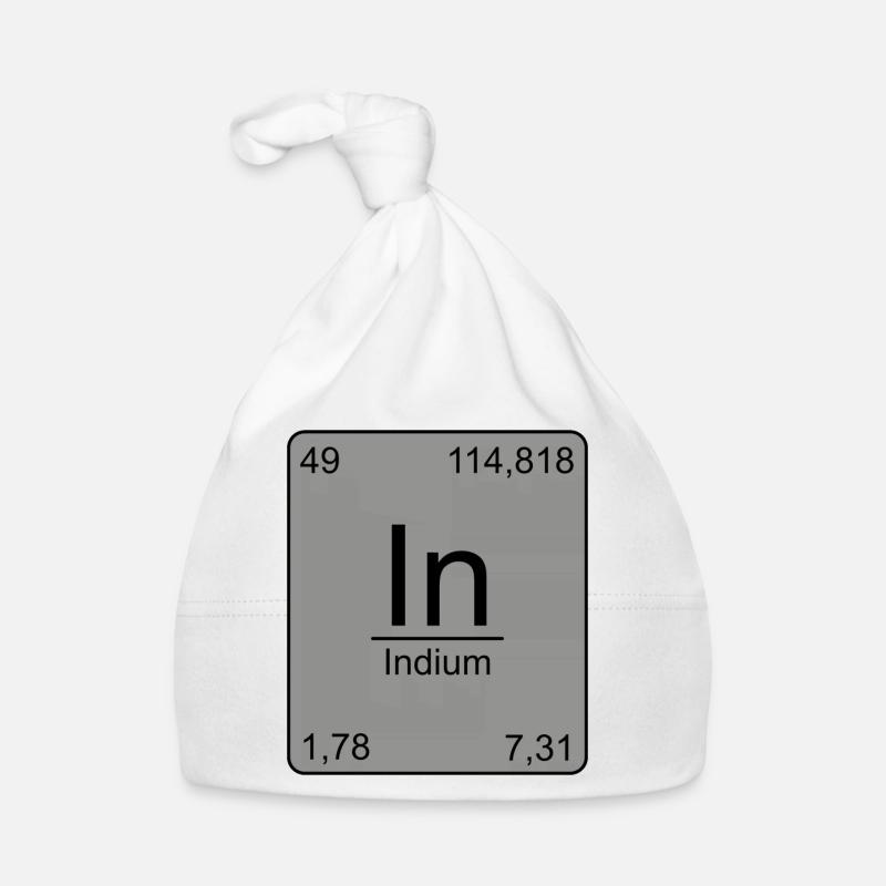 Indium, Periodic Table, Chemistry, Physics, Element, P Organic Baby Cap