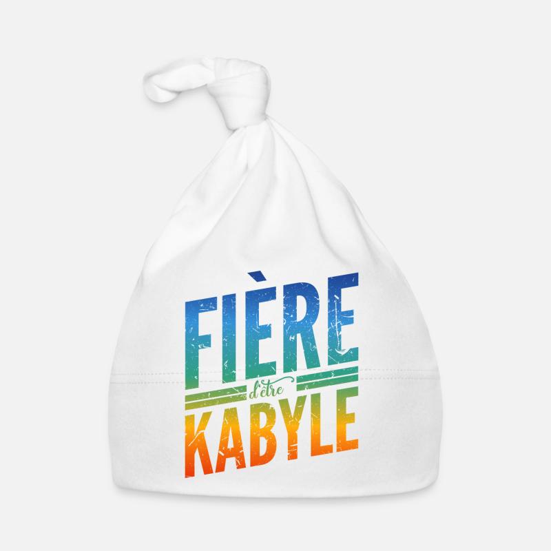 Fière d'être Kabyle Bonnet bio Bébé