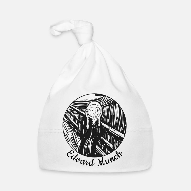 der Schrei tshirt Baby Bio-Mütze