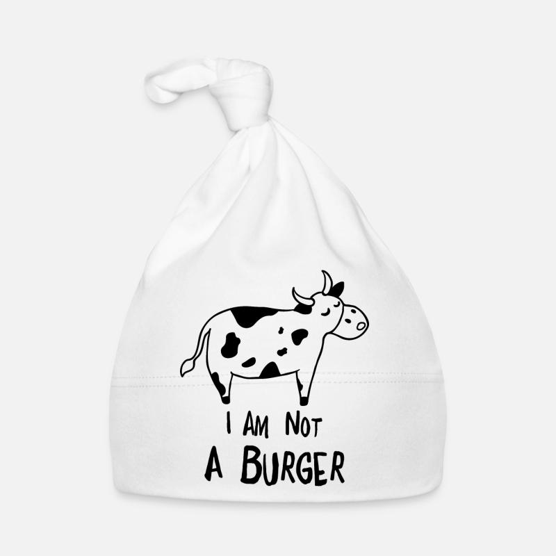 I am not a Burger - Je ne suis pas un burger Bonnet bio Bébé