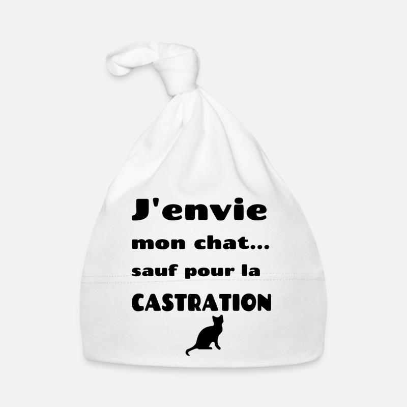 J'envie mon chat Bonnet bio Bébé
