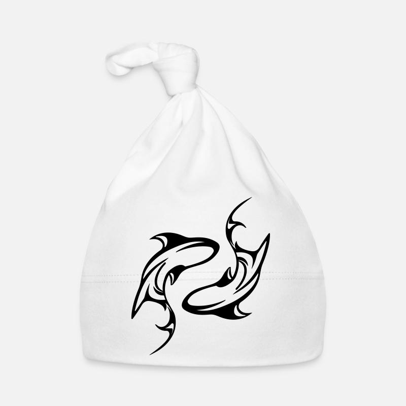 Requins - Yin Yang - Dans toutes les couleurs Vector Bonnet bio Bébé