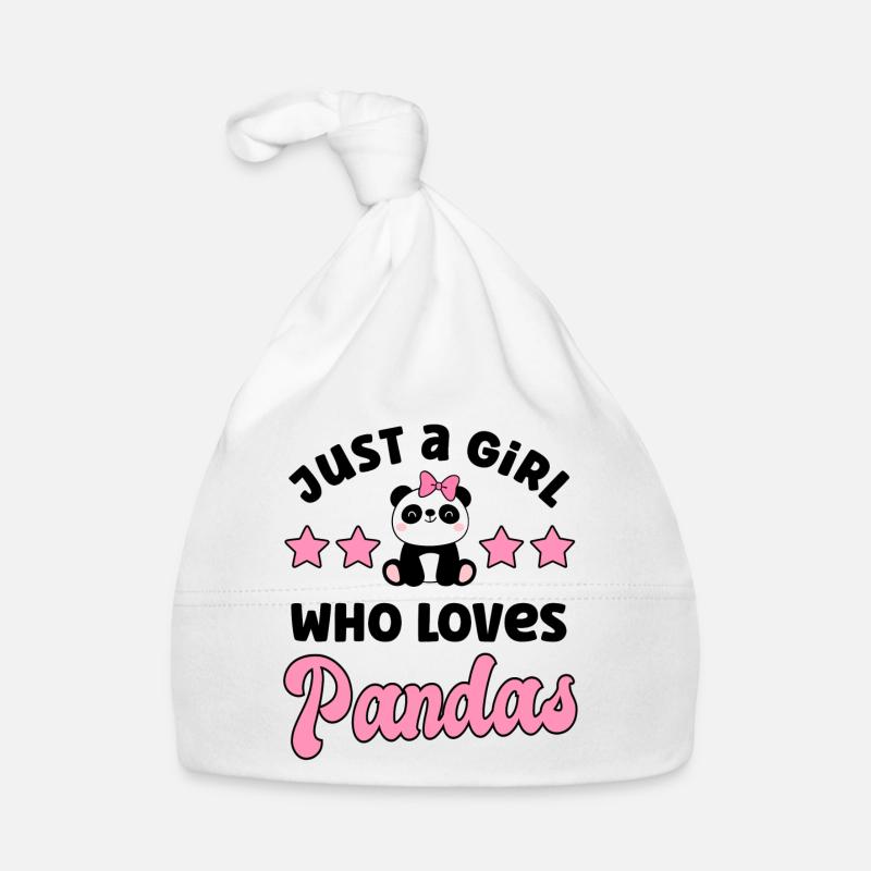 Panda Panda Bear Organic Baby Cap