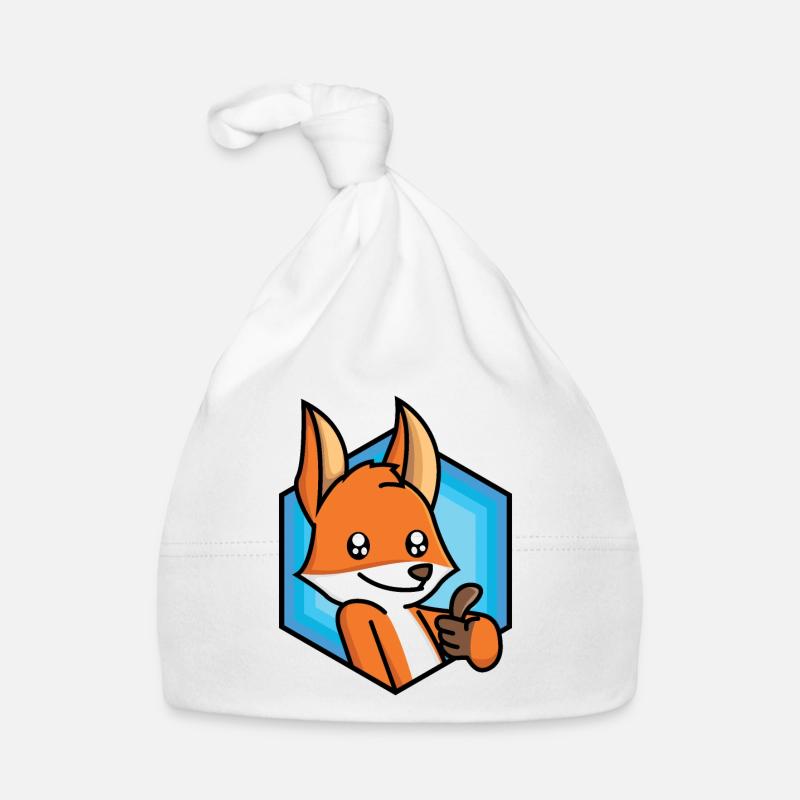Thumbs up fox Organic Baby Cap