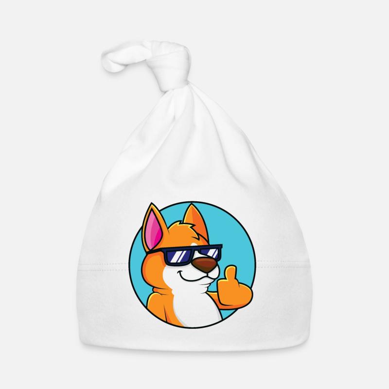 Cool Fox - Pouce vers le haut Bonnet bio Bébé