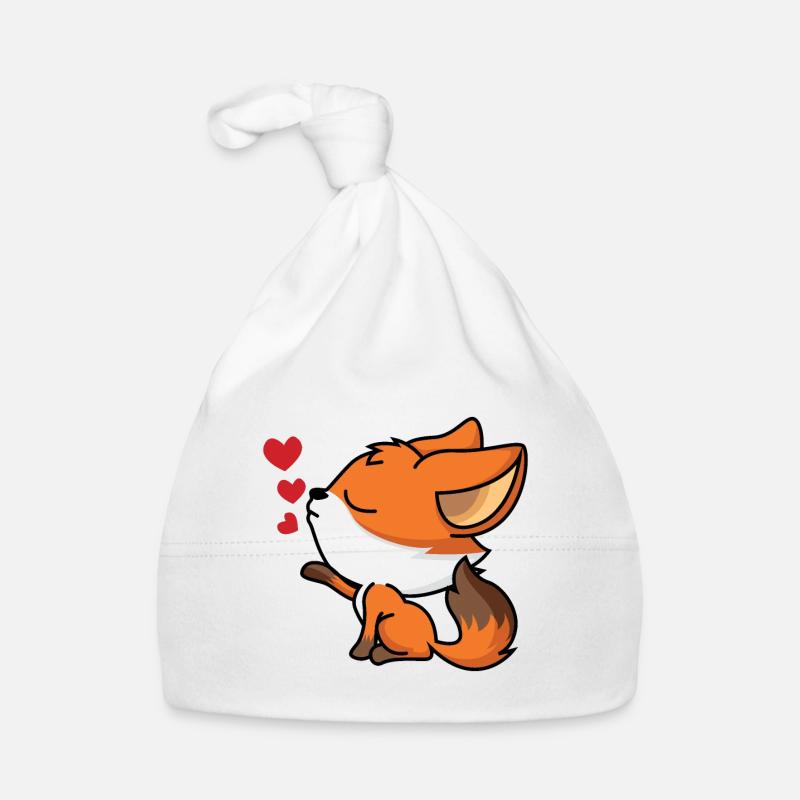 Herzens-Fuchs Baby Bio-Mütze