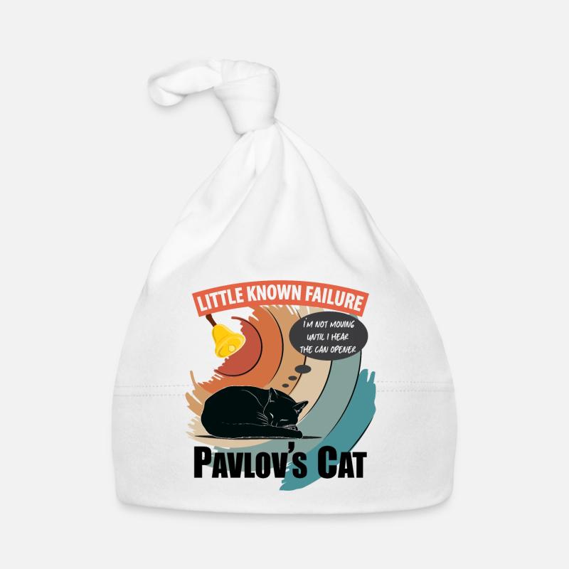 Pavlov's Cat - Funny Psychology Organic Baby Cap