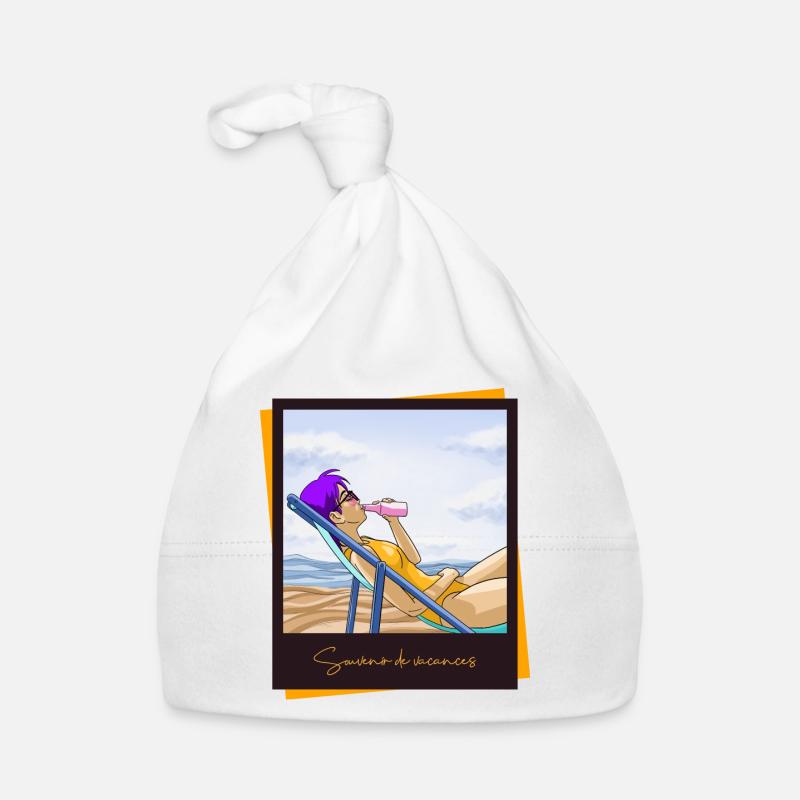 Souvenir de vacances Bonnet bio Bébé