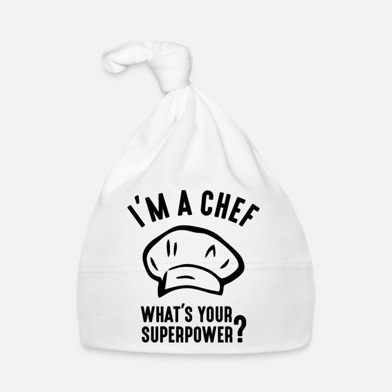 Chef Superpower Organic Baby Cap