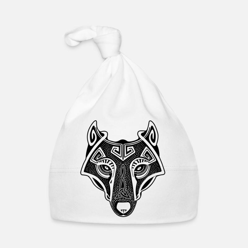 Wolf Viking Fenrir Organic Baby Cap