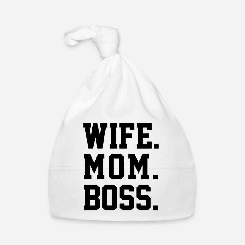 EHEFRAU MUTTER CHEF Baby Bio-Mütze