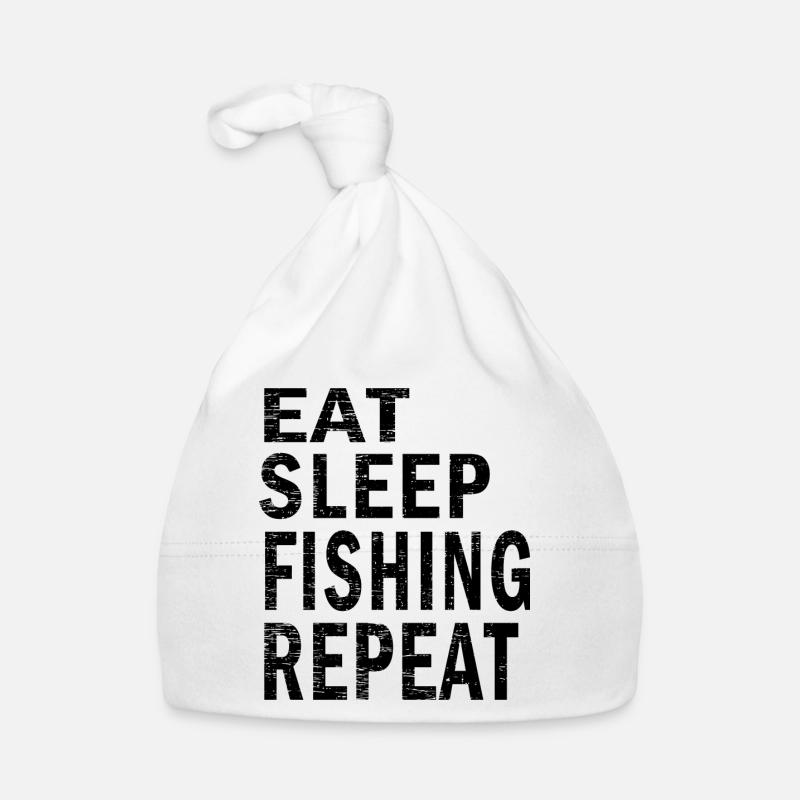 Manger du sommeil pêche répéter pour les amateurs de pêche Bonnet bio Bébé