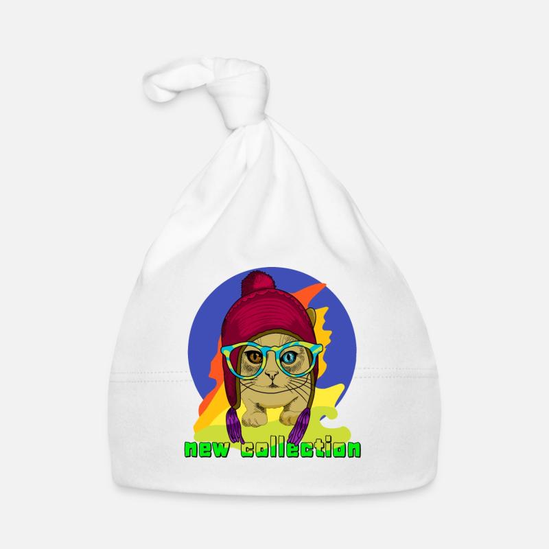 Katzenkollektion Baby Bio-Mütze