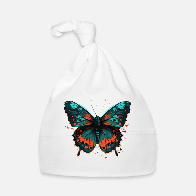 Schöne Buttefly Baby Bio-Mütze