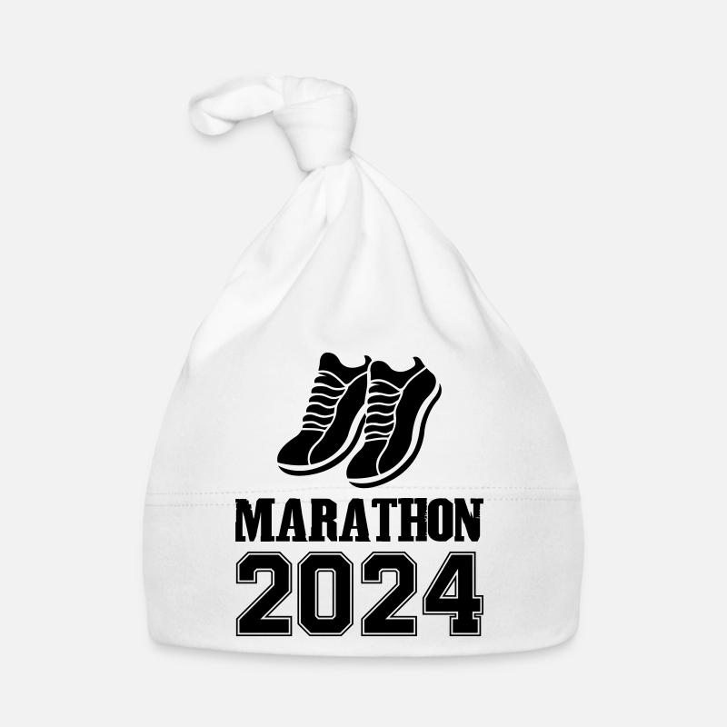 Marathon 2024 - Bonnet bio Bébé - blanc