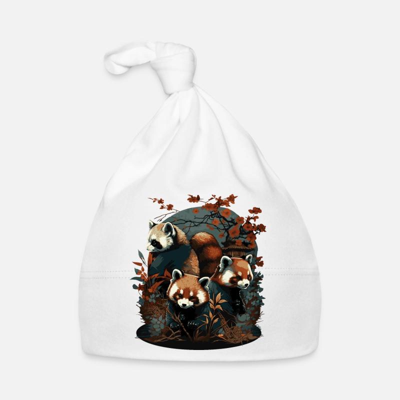 red panda 2 Bonnet bio Bébé