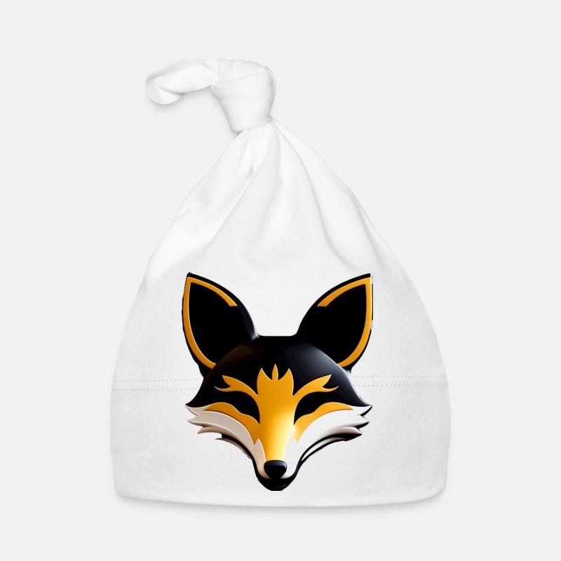 Fennec-Logo Baby Bio-Mütze