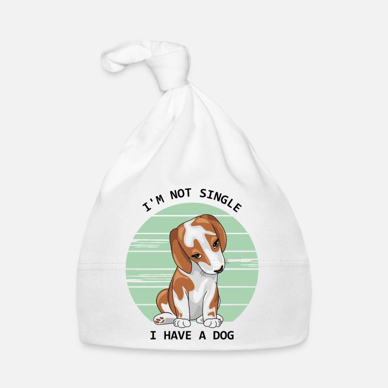 Ich bin nicht Single. Ich habe einen Beagle Baby Bio-Mütze