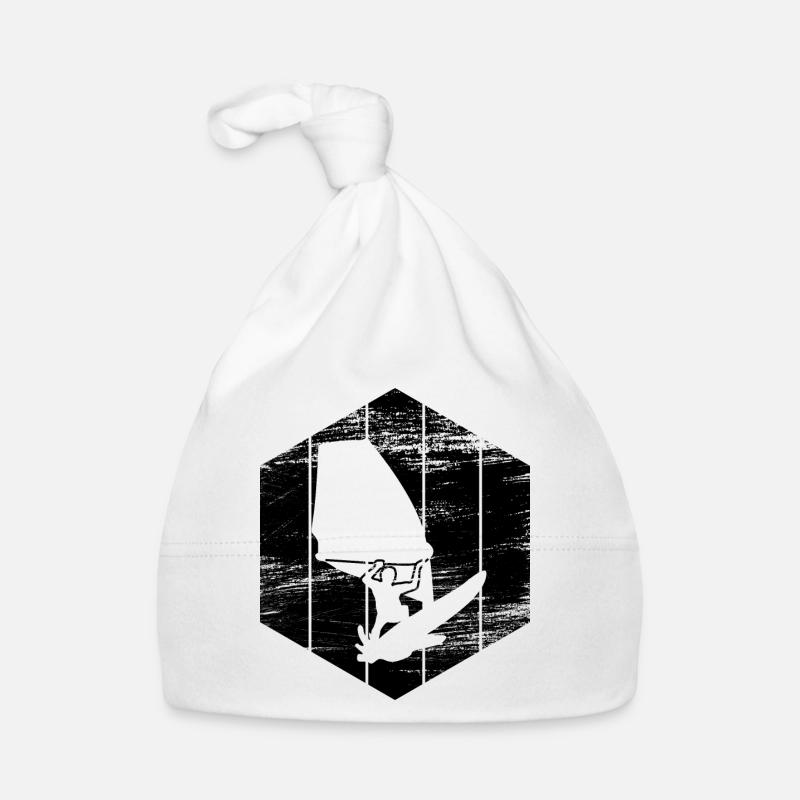 Windsurfer sketch Organic Baby Cap