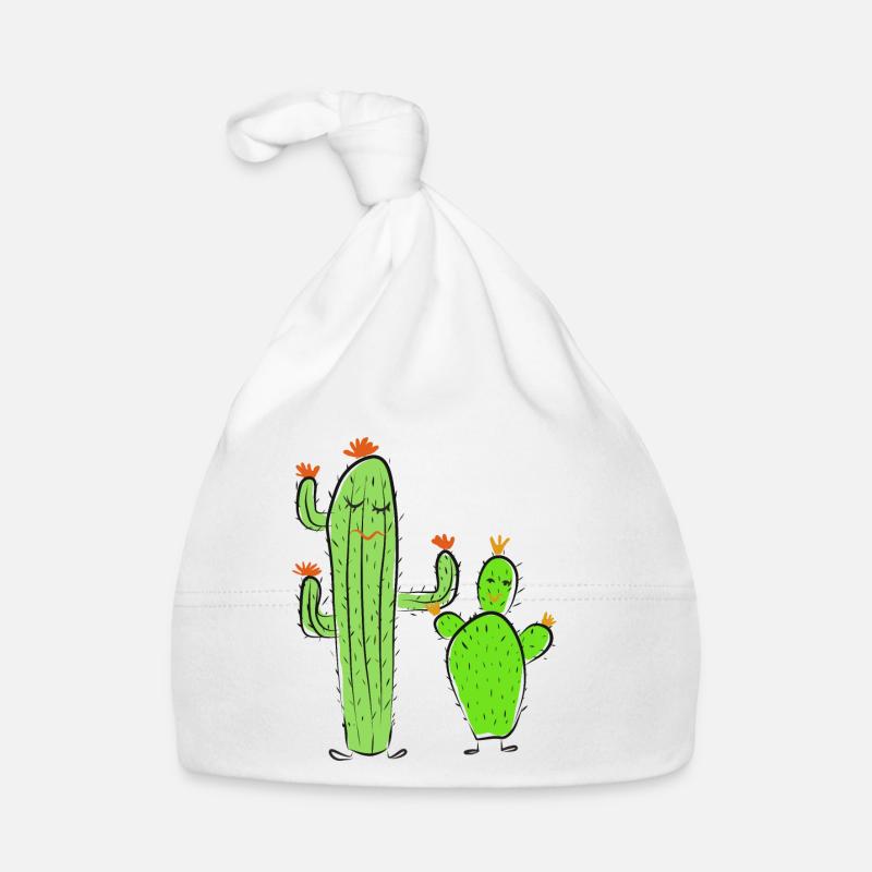 two cacti Organic Baby Cap