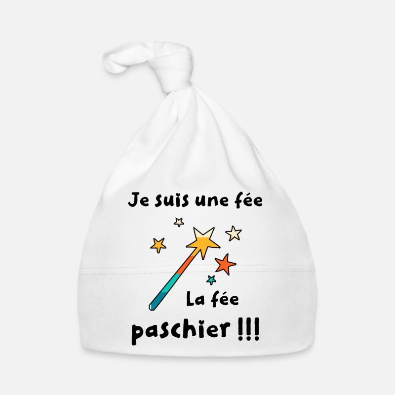 Je suis une fée la fée paschier !!! Bonnet bio Bébé