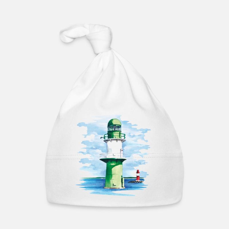 Phare de Warnemünde Bonnet bio Bébé