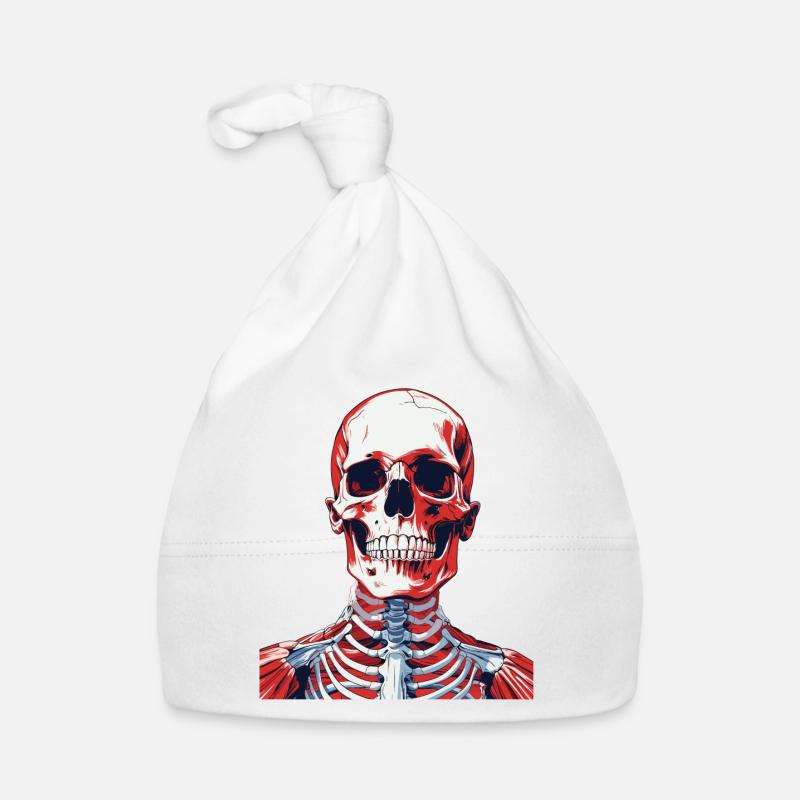 Skeleton Organic Baby Cap