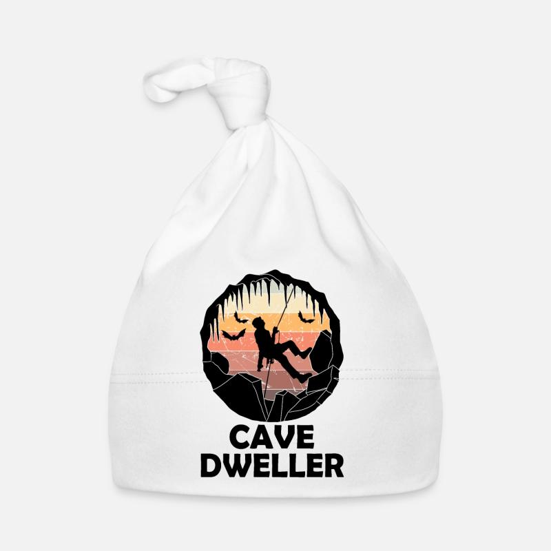 Cave Dweller - Caving - Cave Explorer Speleology Organic Baby Cap