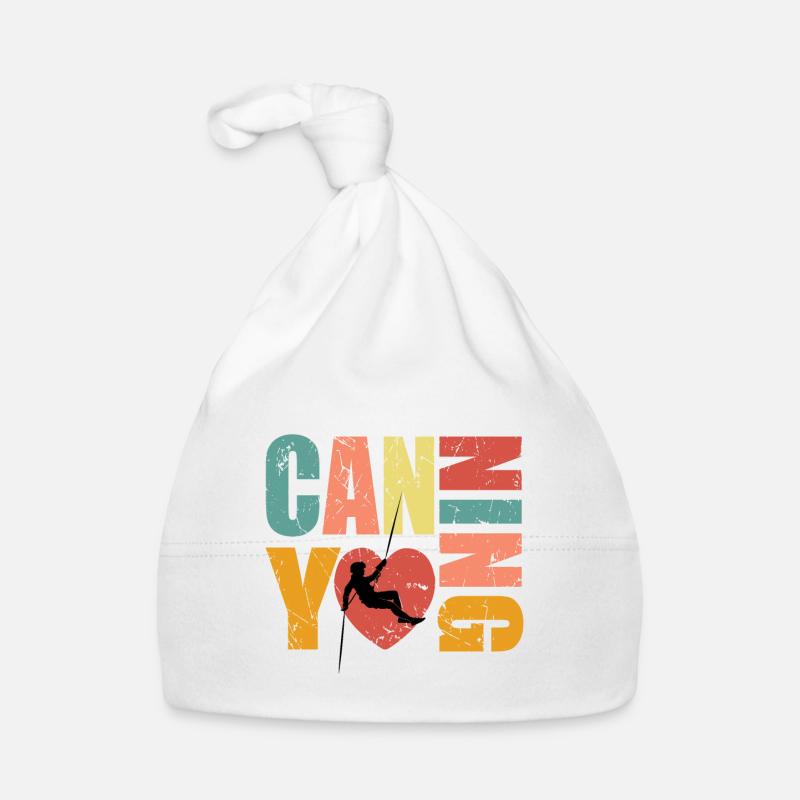 Ich liebe Canyoning Canyoneer Baby Bio-Mütze