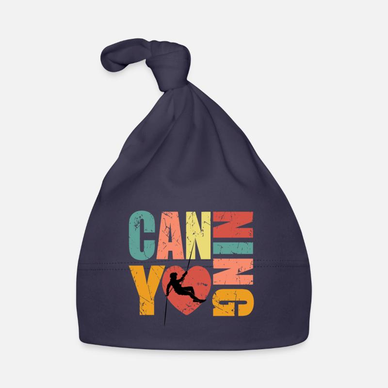 Ich liebe Canyoning Canyoneer Baby Bio-Mütze