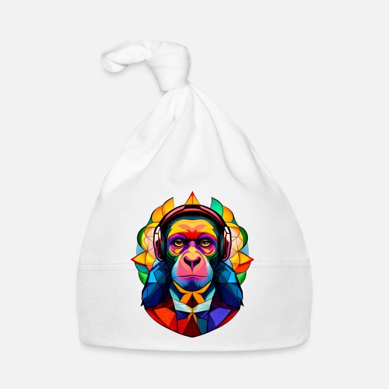 Affe Baby Bio-Mütze