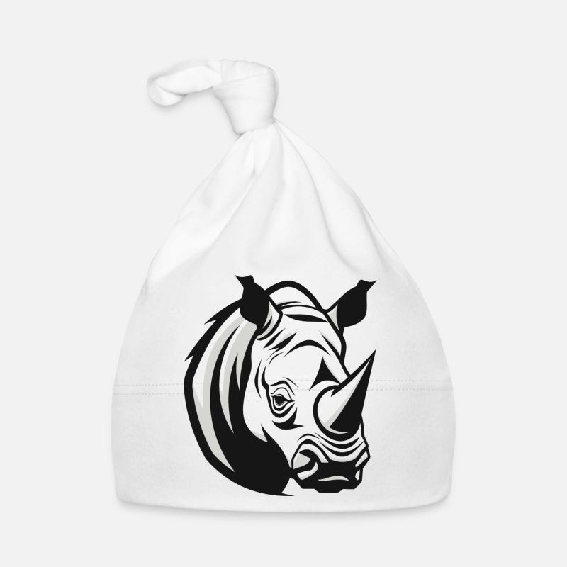 Le rhinocéros Bonnet bio Bébé