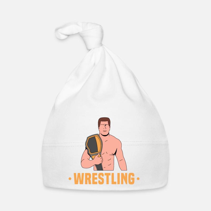 Texas wrestling design for proud Texas fans Organic Baby Cap