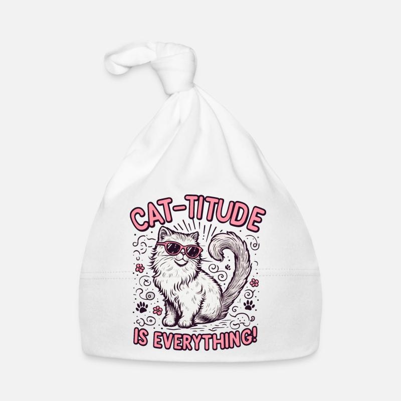 Titude de chat Bonnet bio Bébé