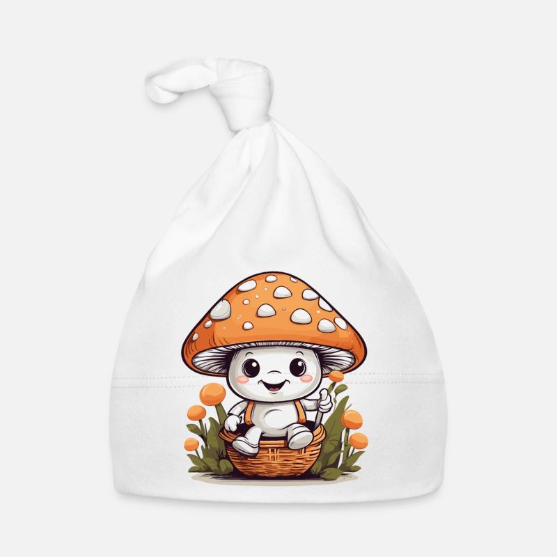 Sweet Toadstool Organic Baby Cap