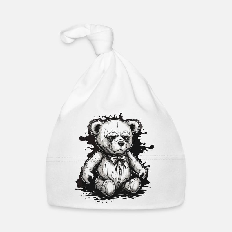 Teddybär / Kuscheltier / Stofftier / Geschenkidee Baby Bio-Mütze