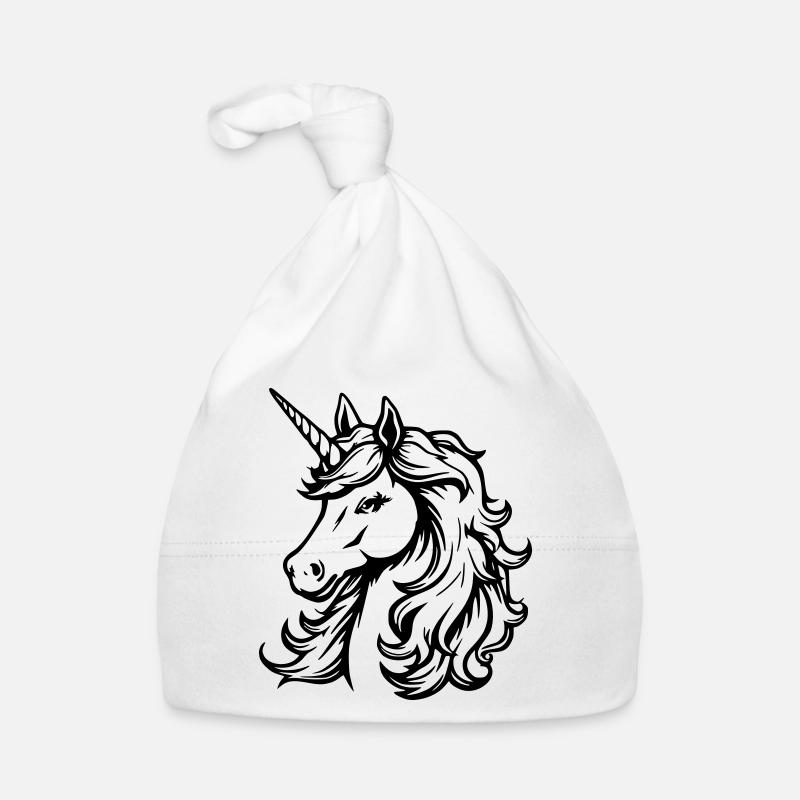 Conception simple de la licorne Bonnet bio Bébé