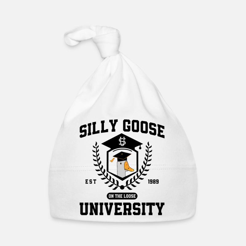 Silly Goose University Silly Goose University Meme Organic Baby Cap
