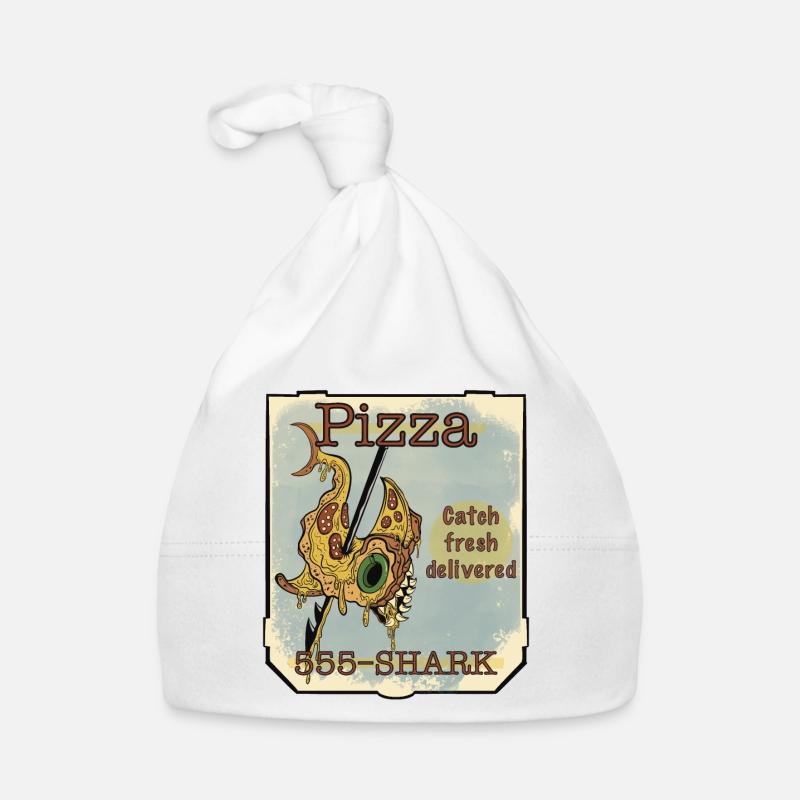 Requin de la pizza Bonnet bio Bébé