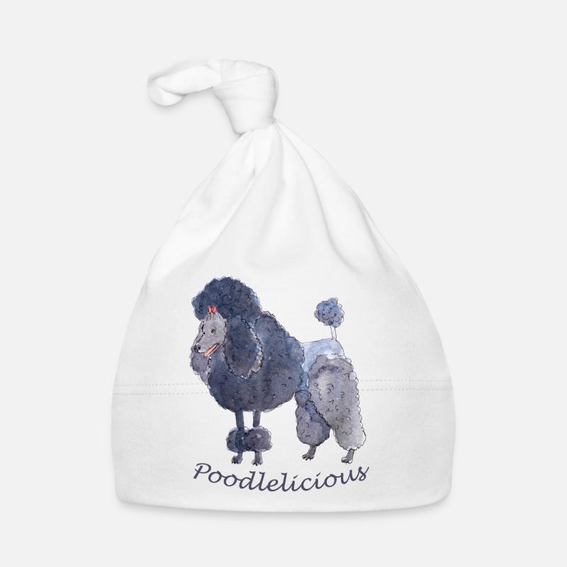Caniche caniche Puddel Bonnet bio Bébé