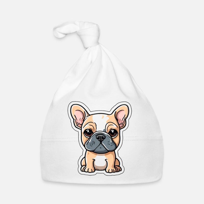 Bouledogue français Bully - Boston Terrier Bonnet bio Bébé