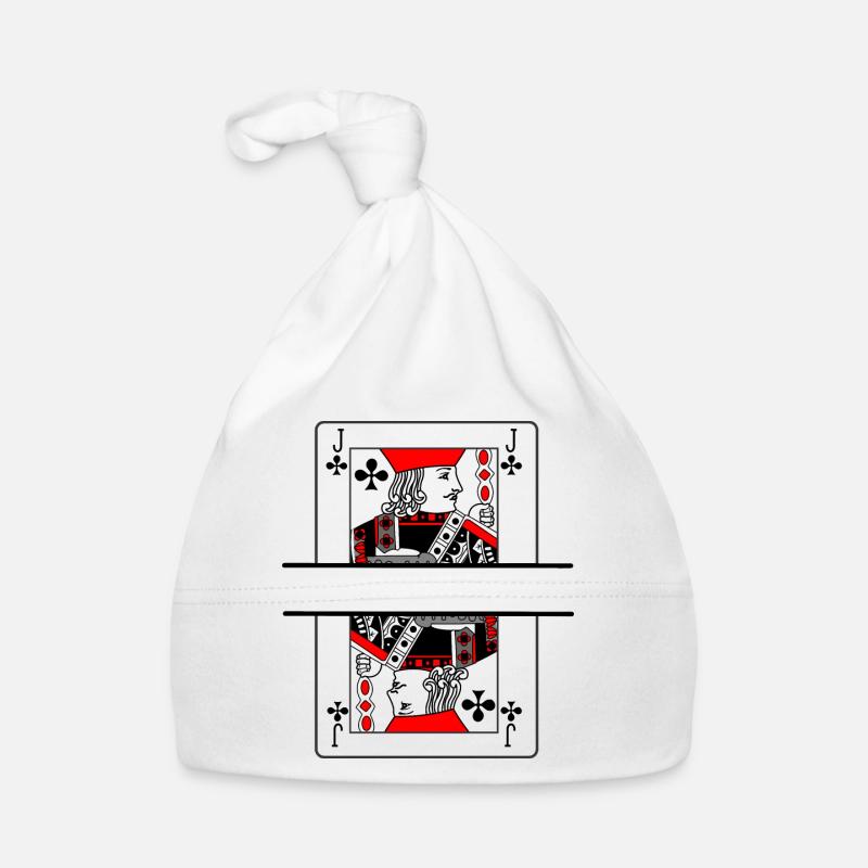 Spielkarte Clover Jack mit Banner Space Baby Bio-Mütze