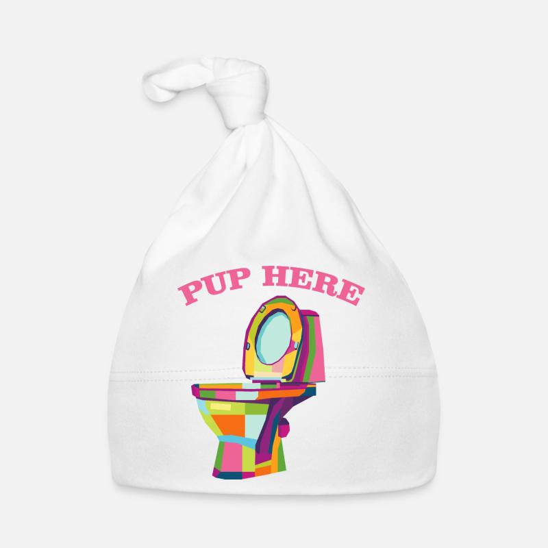 Pup Here Organic Baby Cap