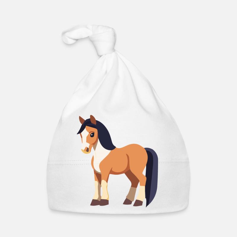 Cheval mignon Bonnet bio Bébé